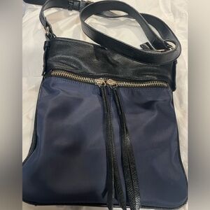 Clarks Black and Navy Crossbody Bag